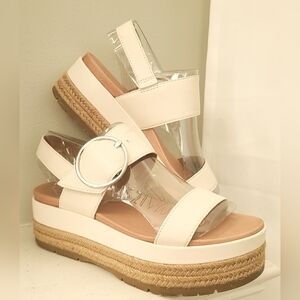 UGG April Espadrille Platform Sandal Womens Size 7.5